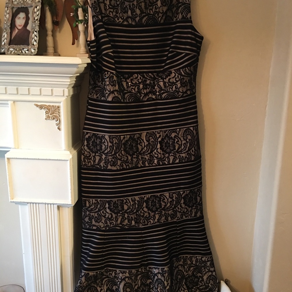 Black evening dress